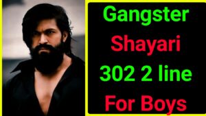 Gangster Shayari 302 2 line