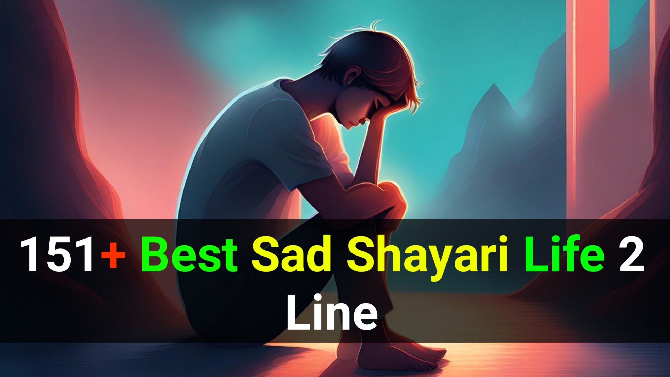 sad shayari life 2 line